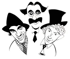 I fratelli Marx - caricatura